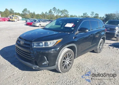 2018 Toyota Highlander Se from USA, damaged, VIN 5TDKZRFH5JS532908